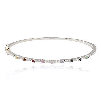 Mini brazalete fino de arcoíris