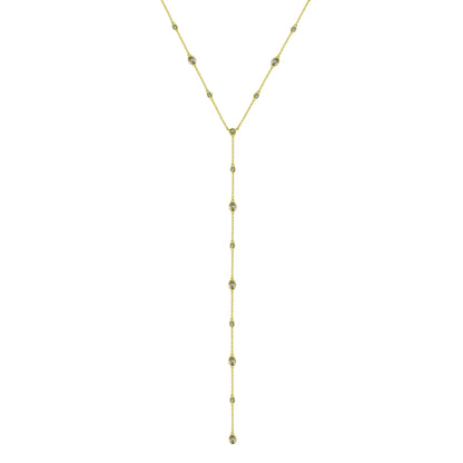 Lariat con bisel transparente DBY