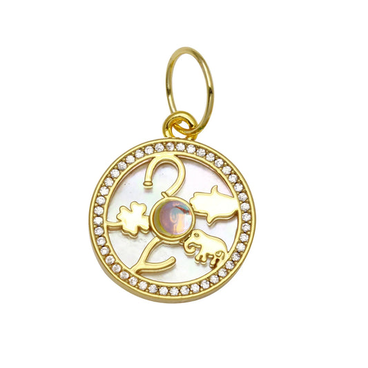 Stone Lucky Symbols Charm