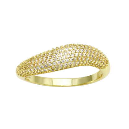 Wave Pavé Band Ring