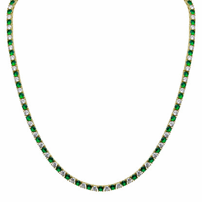 Emerald & Clear Tennis Choker