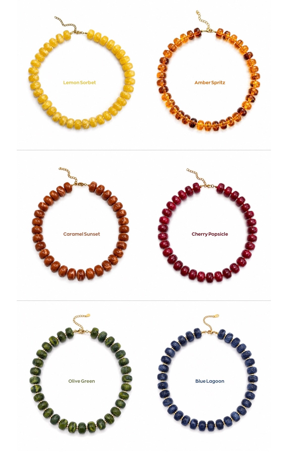 Summer Beaded Necklaces