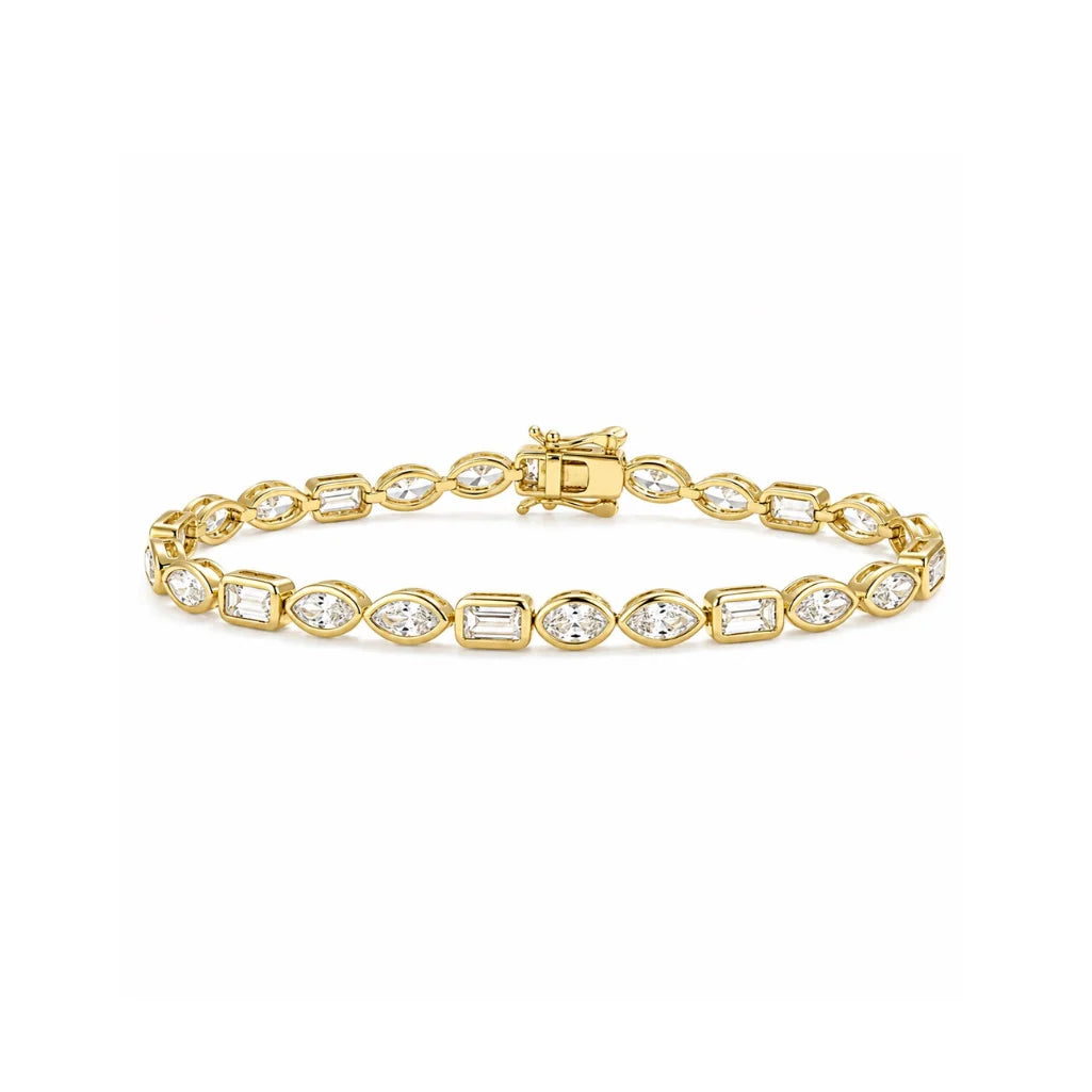 Mixed Motive Tennis Bracelet