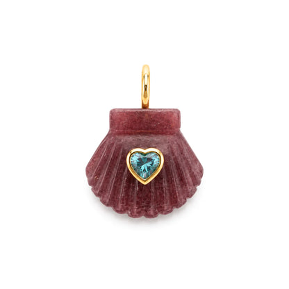 Coastal Stoned Shell Charm