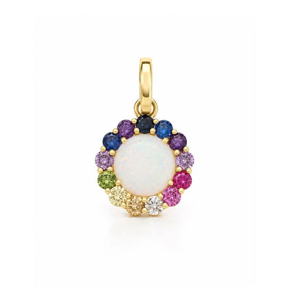 Opal Stone Orbit Charm