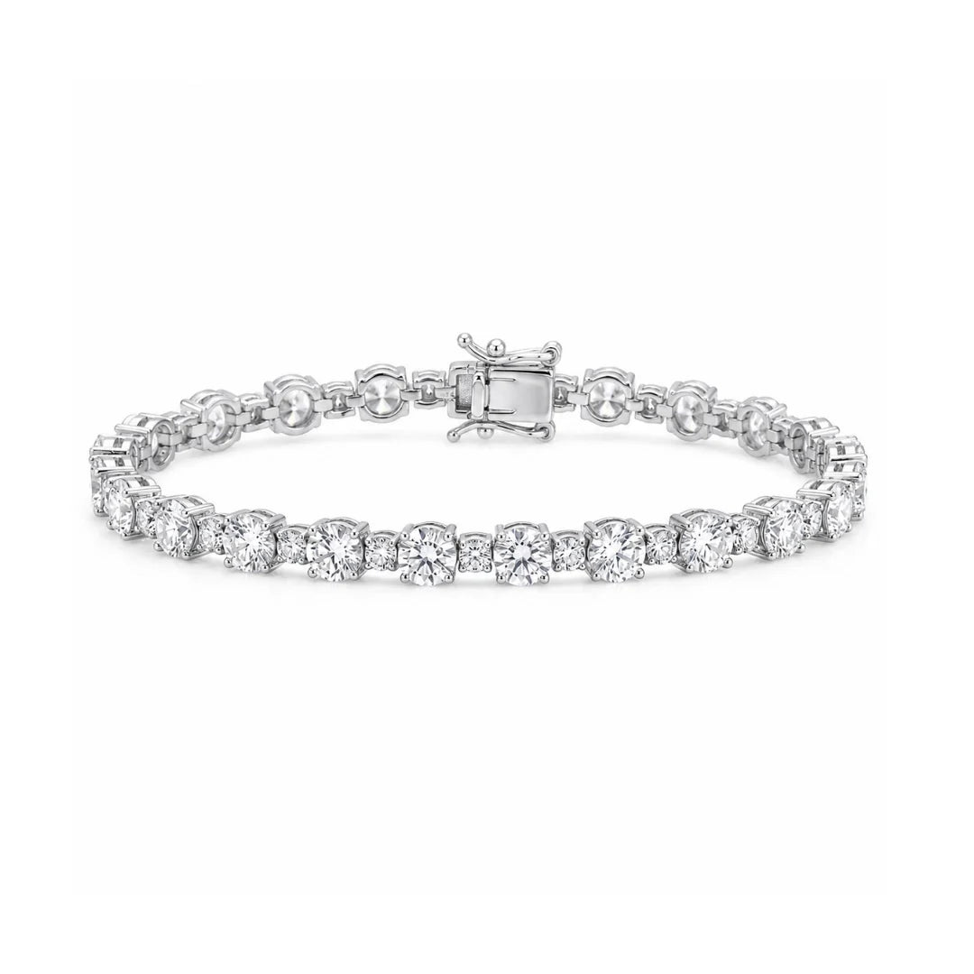 Uneven Like Diamond Tennis Bracelet