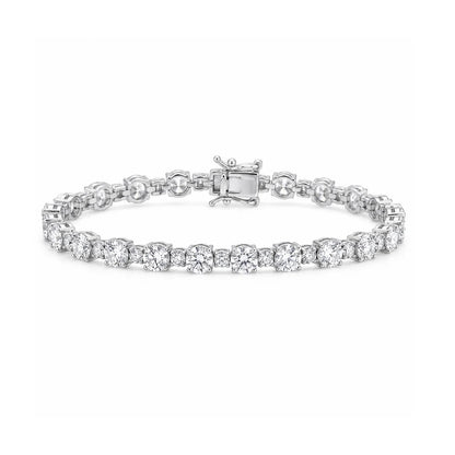 Uneven Like Diamond Tennis Bracelet