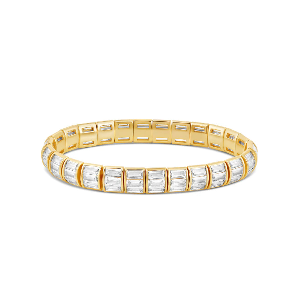 Ice Baguette Stretchy Bracelet