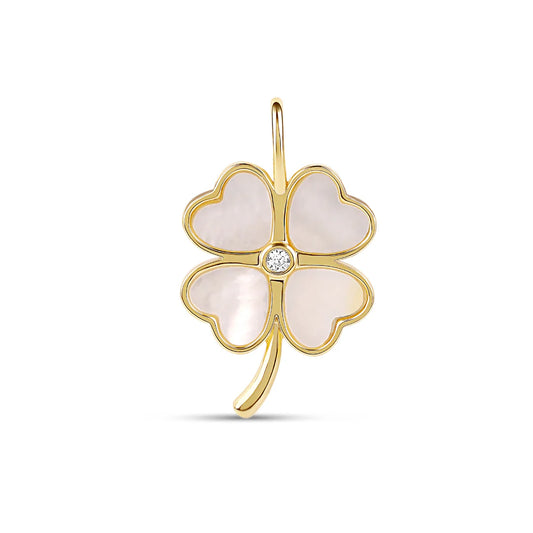 Clover Stone Charm