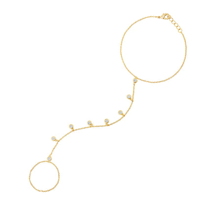 Bezel Rain Hand Chain