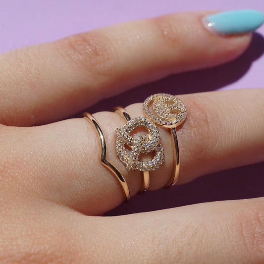 Anillo de los deseos en oro macizo de 10 k