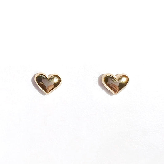 Cute Mini Puffed Heart Earrings