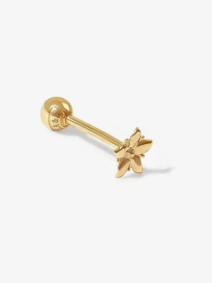 Lilac Flower Piercing x Unidad - Vermeil