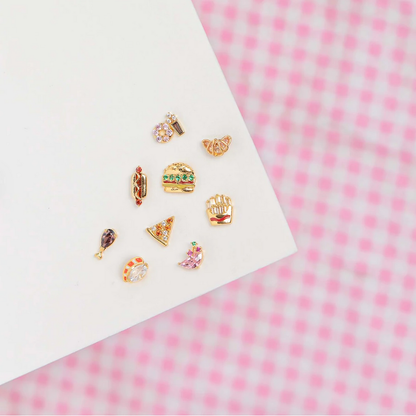 Coffee & Donut Studs