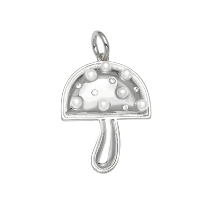 Pearls Mushroom Charm