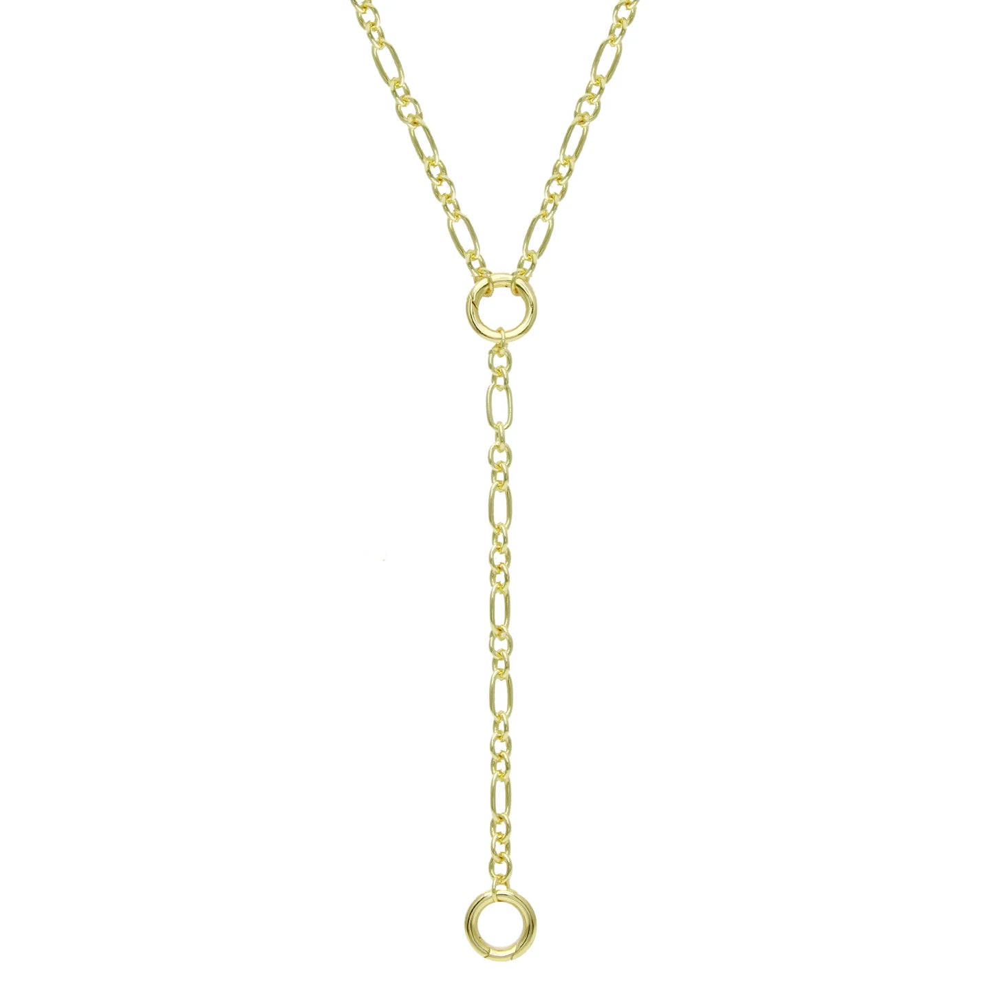 Push Clasp Lariat Necklace