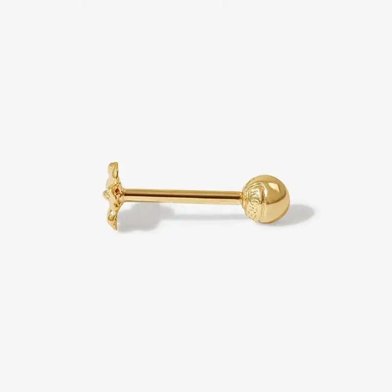 Malva Flower Piercing x Unidad - Vermeil